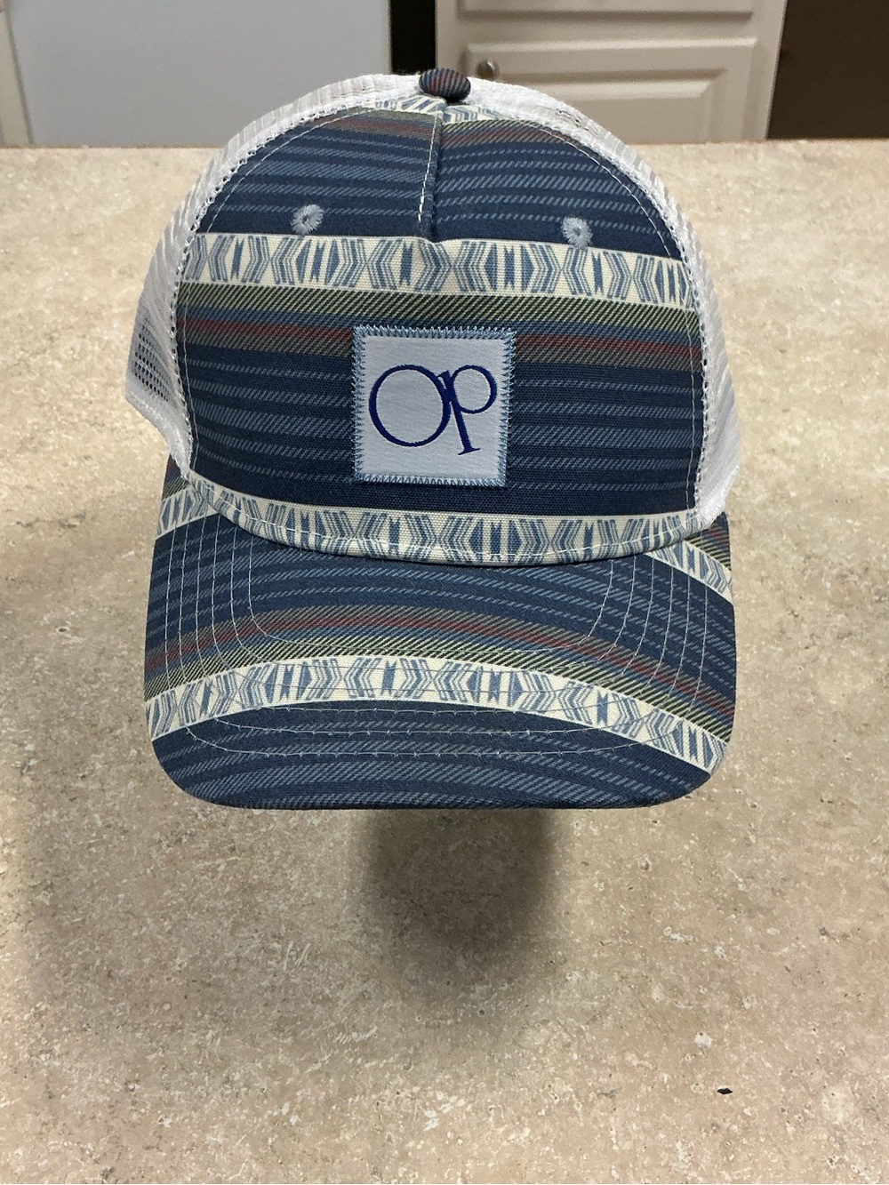 Op Ocean Pacific Snap Back Hat Mesh Back Trucker Cap Hat Summer Beach Vacation